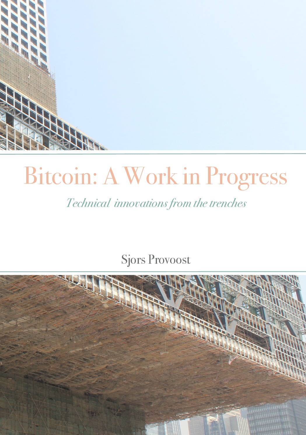 Bitcoin: A Work in Progress book cover